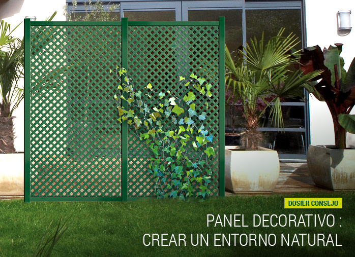 Panel decorativo : crear un entorno natural