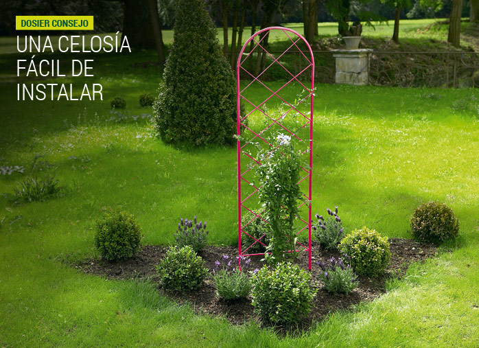 Una celosía fácil de instalar