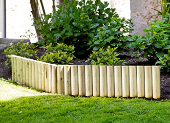 Bordura fija de madera de pino
