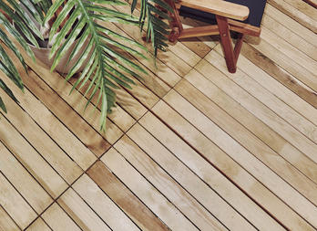 Outdoor decking tiles