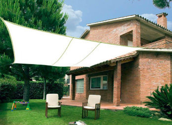 Toldo vela de sombreamento impermeável