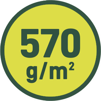 570 g/m2
570 g/m2