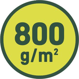 800 g/m2
800 g/m2