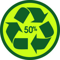 50% reciclado